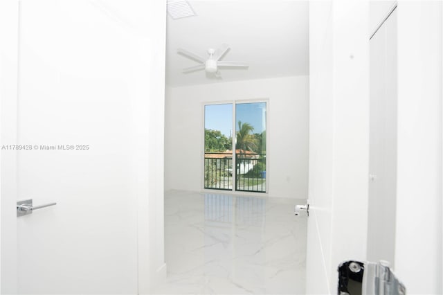 900 SW 24th Rd, Miami, FL 33129 - corridor featuring visible vents and marble finish floor
