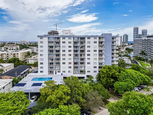 6900 Bay Dr Unit 11F, Miami Beach, FL 33141 - view of building exterior with a view of city