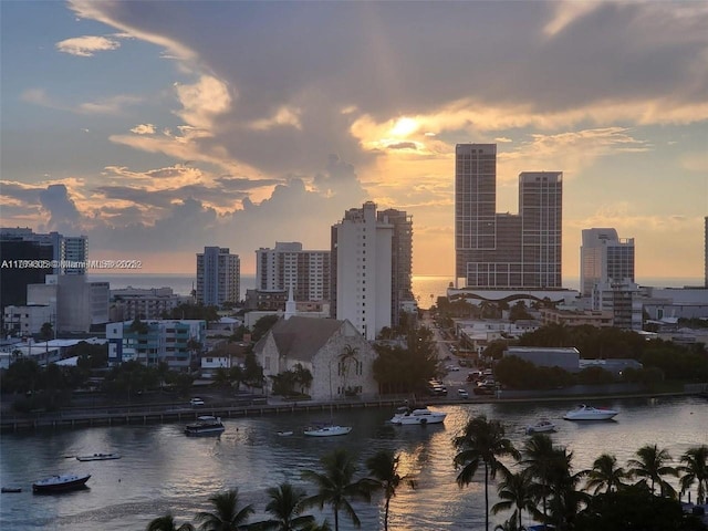 6900 Bay Dr Unit 11F, Miami Beach, FL 33141 - property's view of city with a water view