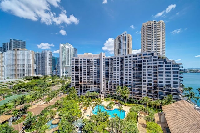 520 Brickell Key Dr Unit A201, Miami, FL 33131 - bird's eye view with a view of city