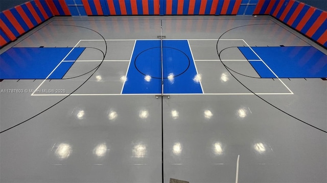 view of basketball court featuring community basketball court