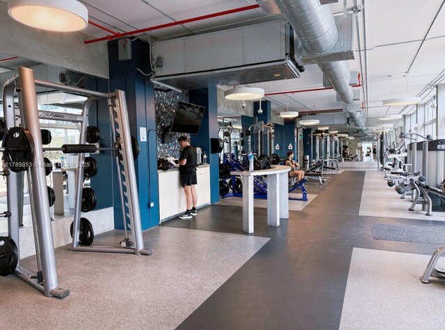1200 W Ave Unit 1021, Miami Beach, FL 33139 - view of exercise room