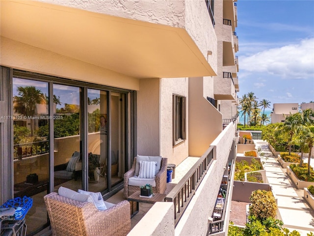 201 Crandon Blvd Unit 333, Key Biscayne, FL 33149 - view of patio / terrace featuring a balcony