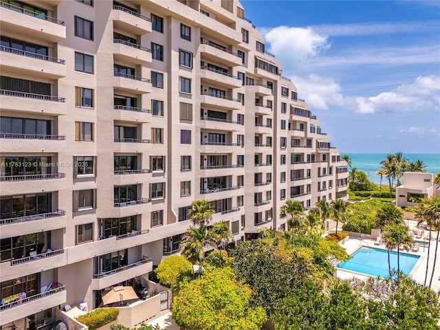 201 Crandon Blvd Unit 333, Key Biscayne, FL 33149 - view of apartment building / complex featuring a water view
