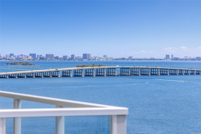 665 NE 25th St Unit 1201, Miami, FL 33137 - view of water feature with a view of city and a pier