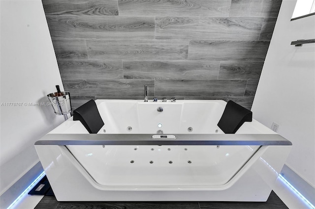 interior space featuring baseboards