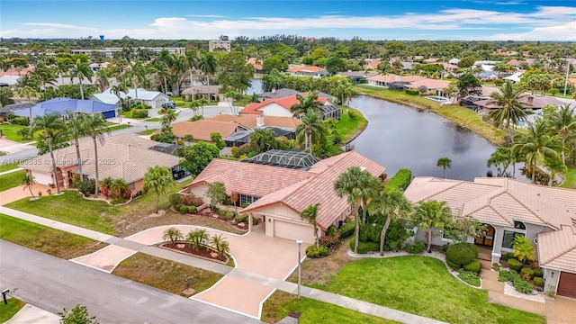 547 Deer Creek Run, Deerfield Beach, FL 33442 - aerial view featuring a residential view and a water view