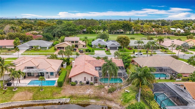 547 Deer Creek Run, Deerfield Beach, FL 33442 - drone / aerial view featuring a residential view