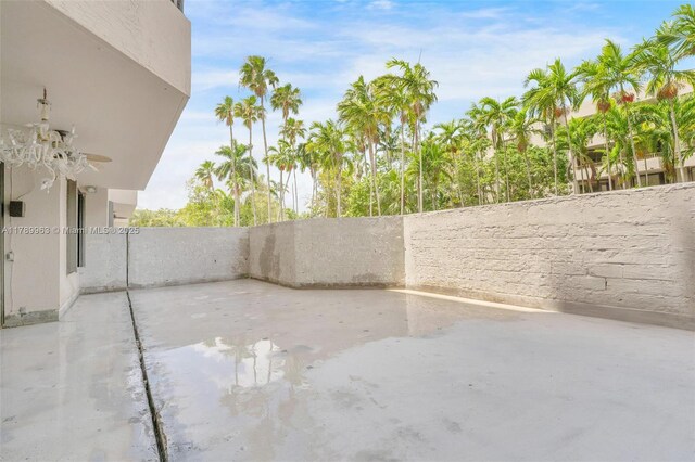 151 Crandon Blvd Unit 138, Key Biscayne, FL 33149 - view of patio / terrace with fence