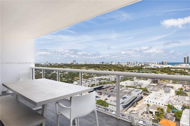 1800 Sunset Harbour Dr Unit 2203, Miami Beach, FL 33139 - balcony featuring a view of city