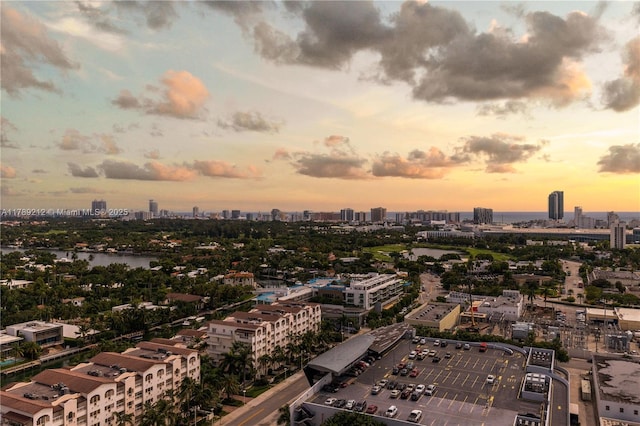 1800 Sunset Harbour Dr Unit 2203, Miami Beach, FL 33139 - bird's eye view with a view of city and a water view