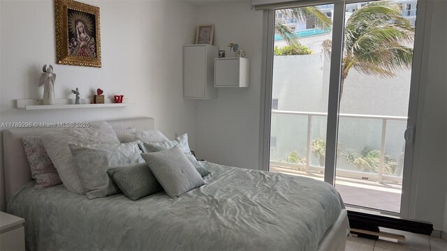 16485 E Collins Ave Unit 338, Sunny Isles Beach, FL 33160 - bedroom with tile patterned flooring