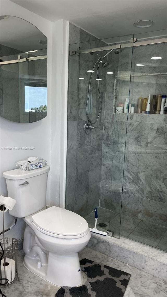 16485 E Collins Ave Unit 338, Sunny Isles Beach, FL 33160 - bathroom with toilet and a shower stall