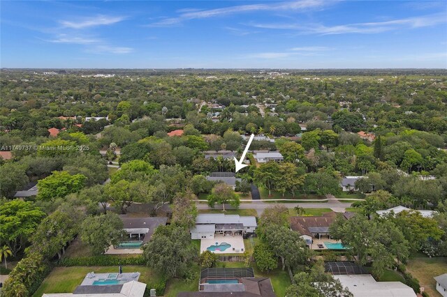 15440 SW 81st Ave, Palmetto Bay, FL 33157 - bird's eye view of a pool area