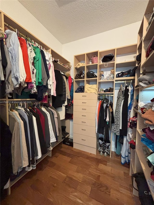 320 Windmill Palm Ave, Plantation, FL 33324 - walk in closet featuring wood finished floors