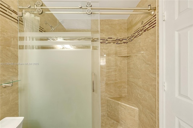 13250 SW 58th Ter Unit 10-8, Miami, FL 33183 - bathroom with a shower stall and toilet