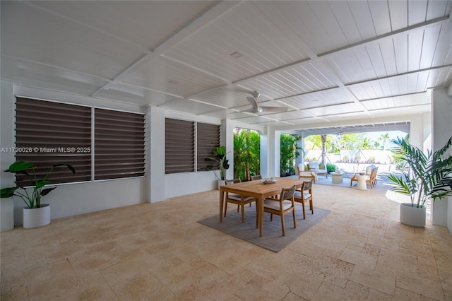 view of patio / terrace featuring outdoor dining space