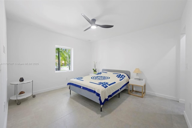 1511 NE 108th St, Miami, FL 33161 - bedroom featuring baseboards and a ceiling fan