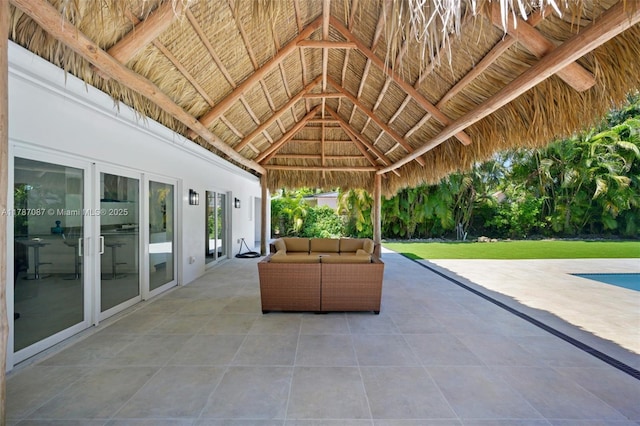 view of patio / terrace featuring outdoor lounge area