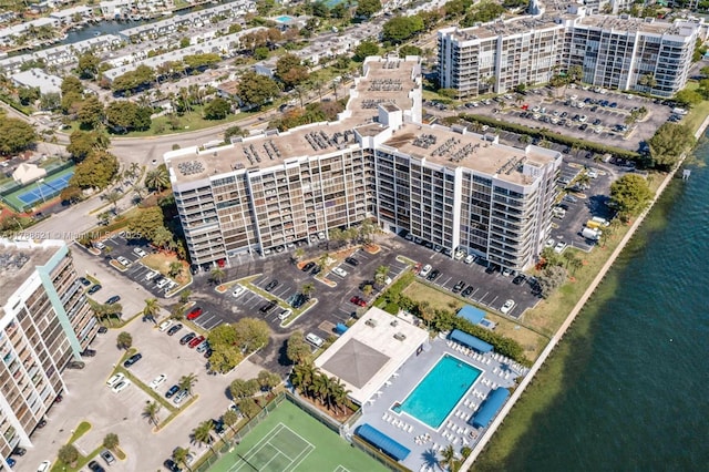 600 Parkview Dr Unit 422, Hallandale Beach, FL 33009 - aerial view with a water view
