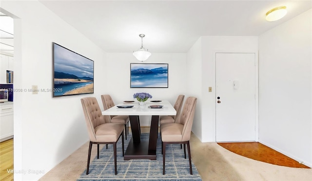 8101 SW 72nd Ave Unit 304W, Miami, FL 33143 - dining room featuring light colored carpet