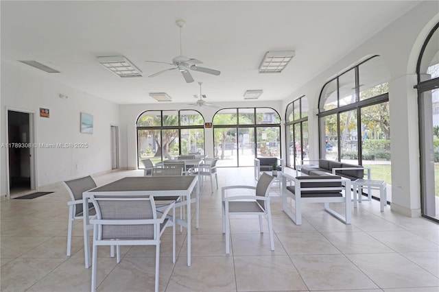 8101 SW 72nd Ave Unit 304W, Miami, FL 33143 - sunroom / solarium featuring tile patterned flooring