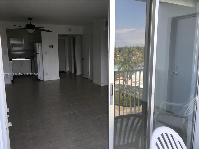 1701 Washington St Unit 503, Hollywood, FL 33020 - bathroom with bathtub / shower combination, vanity, tile walls, and tile patterned flooring