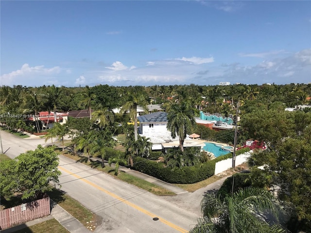 1701 Washington St Unit 503, Hollywood, FL 33020 - bird's eye view of a pool area