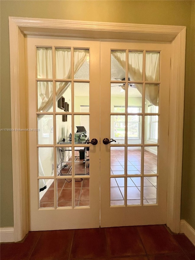 9271 Arborwood Cir, Davie, FL 33328 - detailed view of french doors