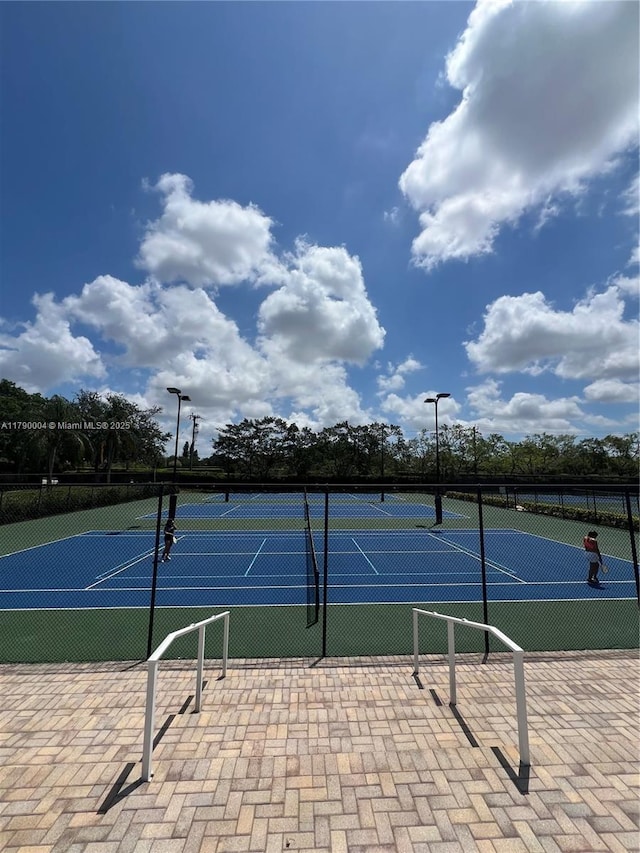 9271 Arborwood Cir, Davie, FL 33328 - view of tennis court