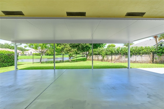 3562 W Southern Orchard Rd W, Davie, FL 33328 - view of patio / terrace featuring a water view