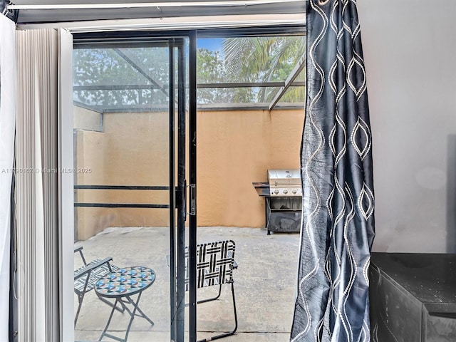 9401 NW 14th Ct Unit 224, Pembroke Pines, FL 33024 - doorway with concrete flooring