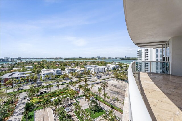 10225 Collins Ave Unit 904, Bal Harbour, FL 33154 - balcony with a city view and a water view