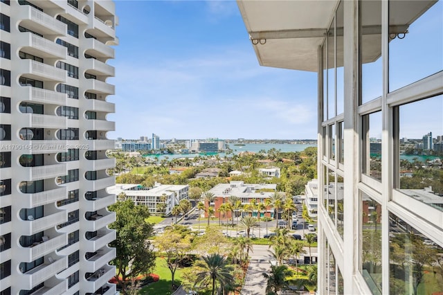 10225 Collins Ave Unit 904, Bal Harbour, FL 33154 - balcony with a city view and a water view