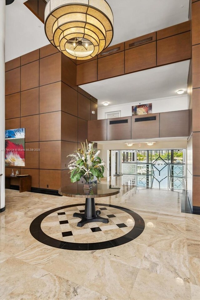 view of community lobby