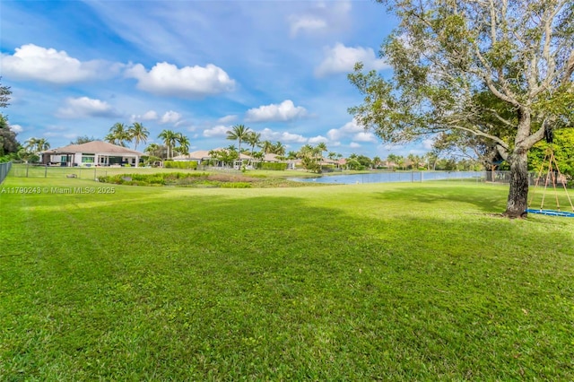 15355 SW 34th St, Davie, FL 33331 - view of grassy yard featuring a water view