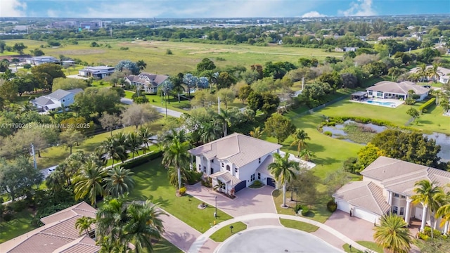15355 SW 34th St, Davie, FL 33331 - aerial perspective of suburban area with a large body of water