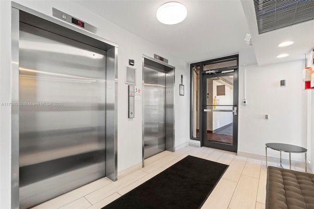lobby featuring visible vents