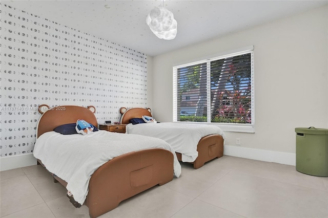 9248 Magnolia Ct, Davie, FL 33328 - tiled bedroom with baseboards