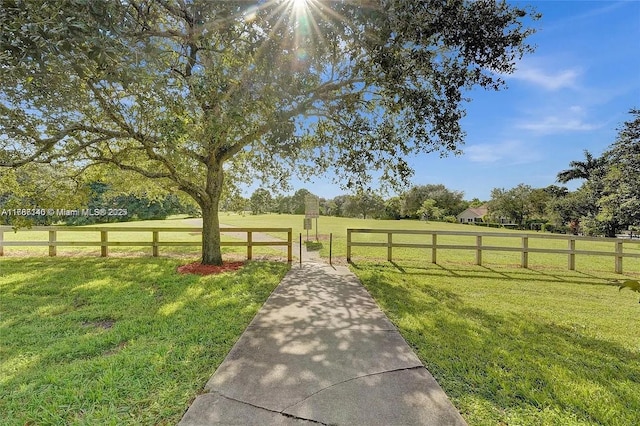 9248 Magnolia Ct, Davie, FL 33328 - view of yard featuring a view of countryside