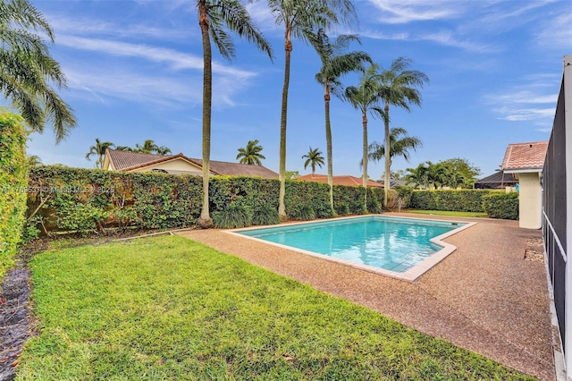 view of pool