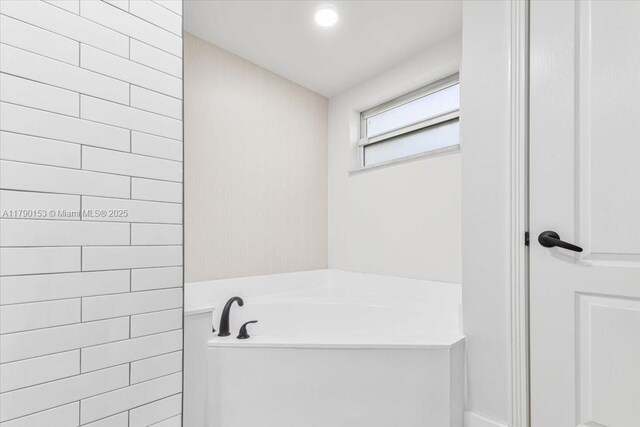 10730 NW 66 Unit 101, Doral, FL 33178 - bathroom featuring a garden tub and walk in shower