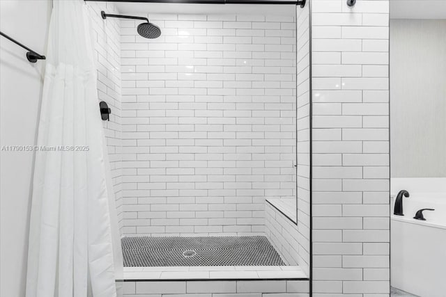 10730 NW 66 Unit 101, Doral, FL 33178 - full bathroom with tiled shower and a garden tub
