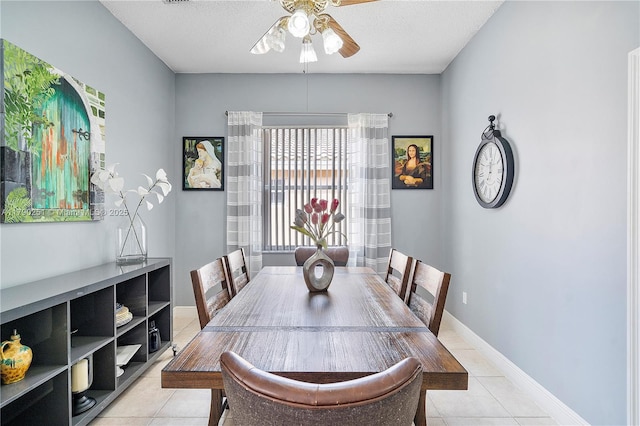 13995 S Cypress Cove Cir, Davie, FL 33325 - dining space with light tile patterned flooring and a ceiling fan