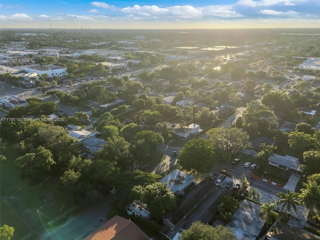 bird's eye view featuring a residential view