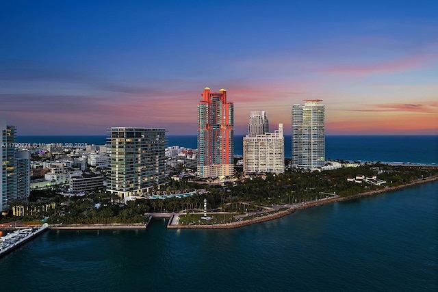 300 S Pointe Dr Unit 405, Miami Beach, FL 33139 - view of city with a water view