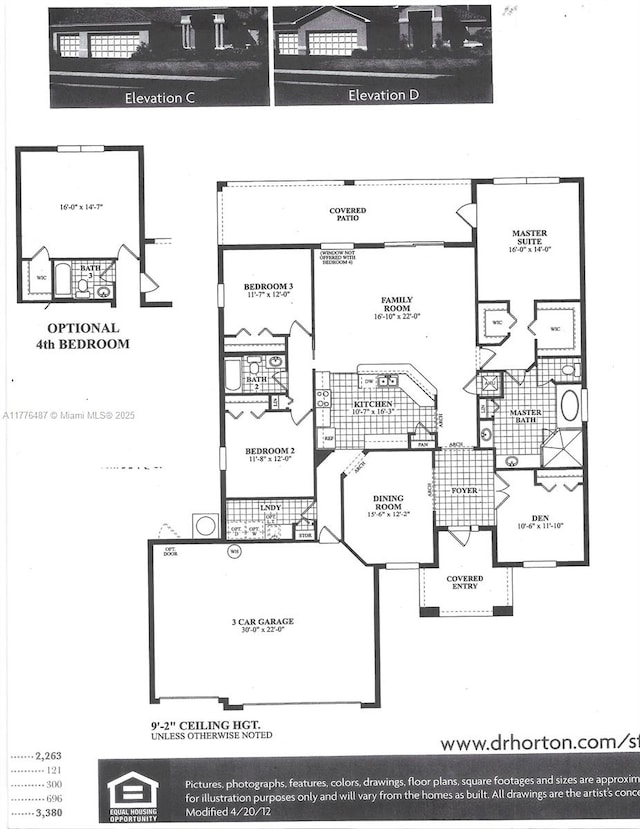 20951 SW 134th Ave, Miami, FL 33177 - floor plan / room layout