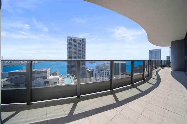 1000 Brickell Plz Unit Ph5603, Miami, FL 33131 - balcony featuring a water view and a view of city