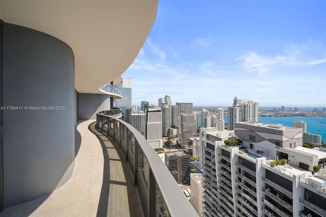 1000 Brickell Plz Unit Ph5603, Miami, FL 33131 - balcony featuring a view of city and a water view