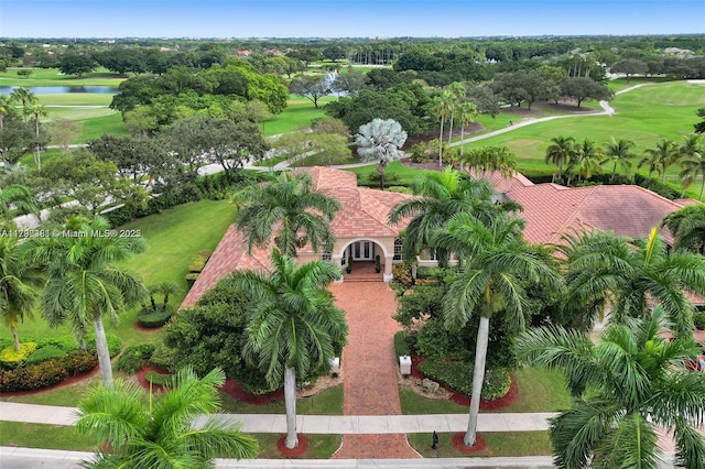 2670 Cypress Ln, Weston, FL 33332 - aerial view featuring a water view and view of golf course